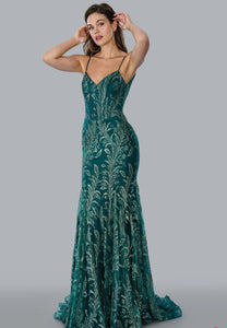 Prom Dress color emerald