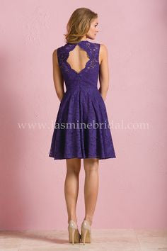 Jasmine Bridal Purple Lace Dress - Concepcion Bridal & Quinceañera Boutique