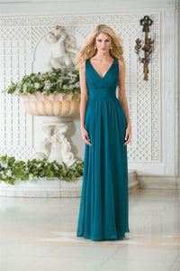 Belsoie Teal Lace Chiffon Dress - Concepcion Bridal & Quinceañera Boutique