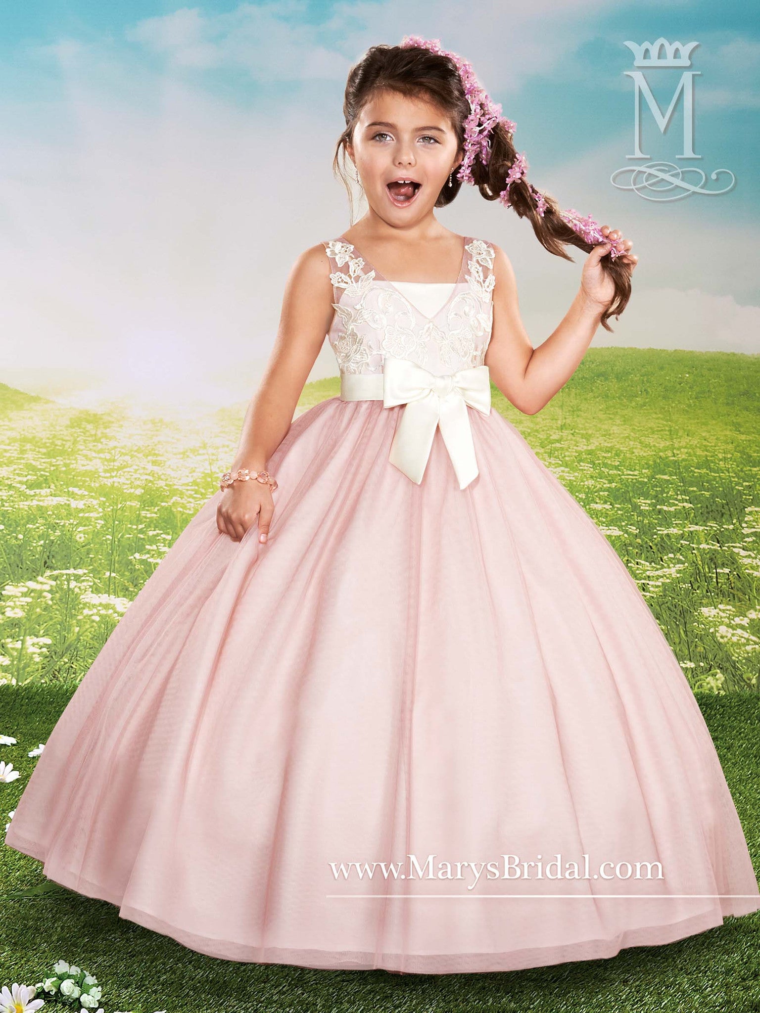 Bow Front Girl Dress Concepcion Bridal & Quinceaera Boutique Bow Front Girl Dress Concepcion Bridal & Quinceaera Boutique