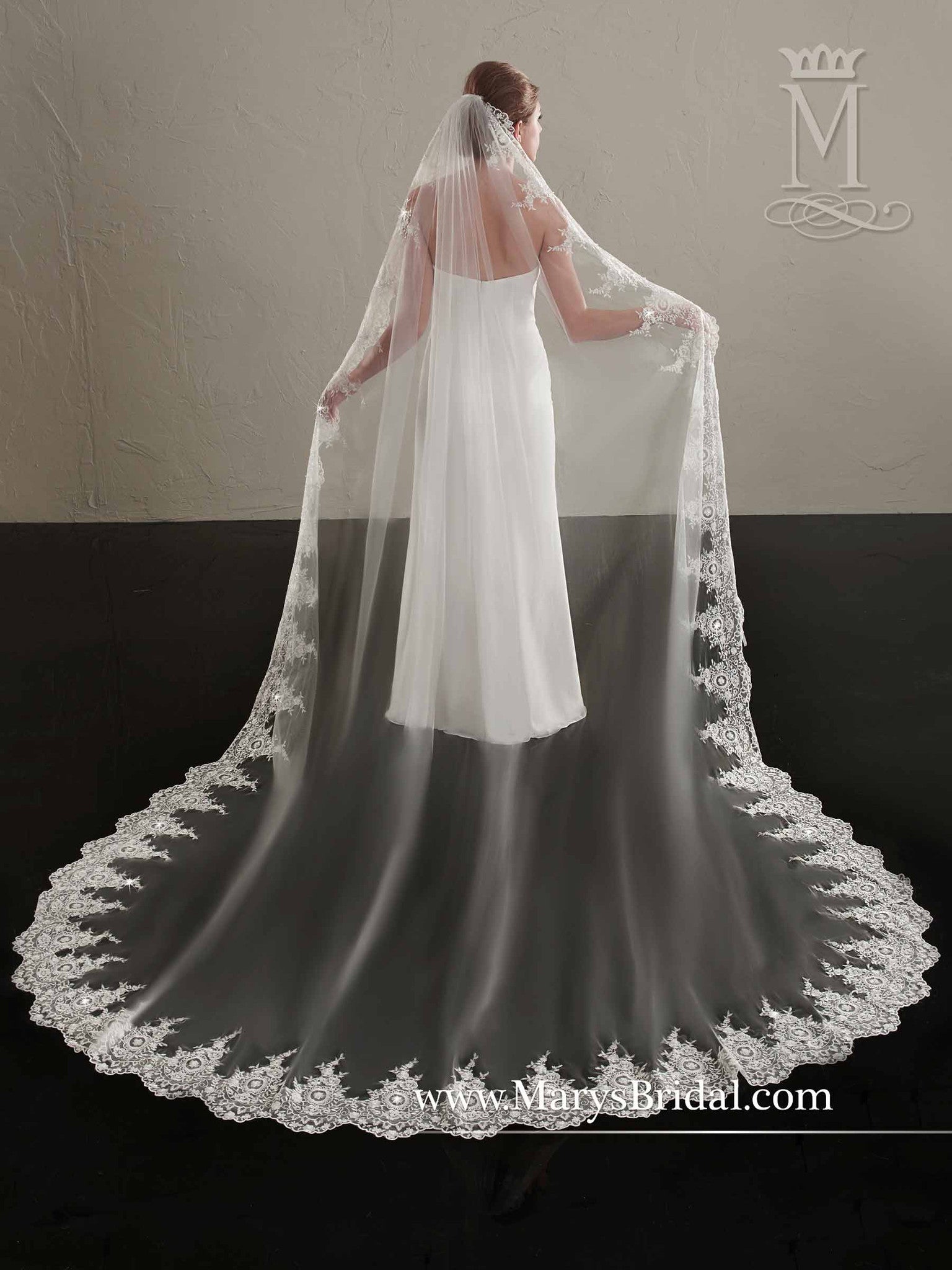 Romantic Lace Veil - Concepcion Bridal & Quinceañera Boutique